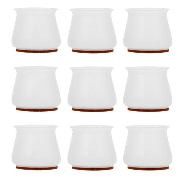 

disposable covers 24pcs chair cap prime sturdy durable silicone protector feet pad foot mat for