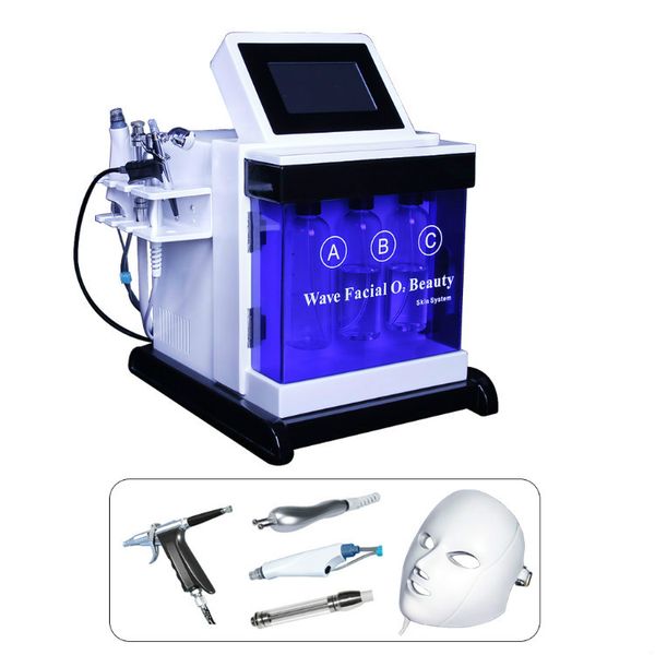 

5 in 1 hydra facial machine skin rejuvenaiton microdermabrasion hydro dermabrasion rf bio-lifting wrinkle removal hydrafacial