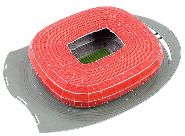 

11 inch football stadium building model football pitch 3d puzzle diy child puzzle2020 sell gift of the friend