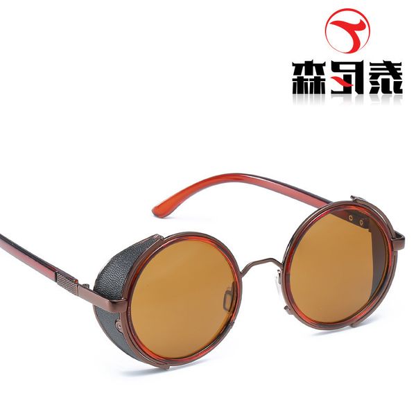 

bnew стимпанк металлический каркас ветрозащитная с sunglassesl, White;black