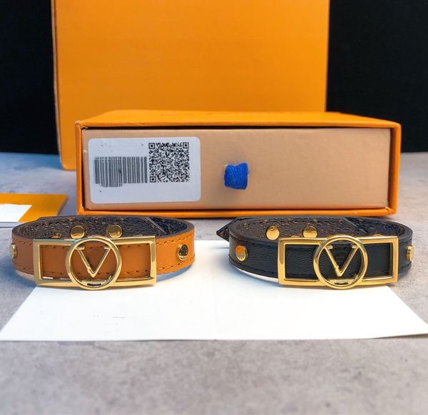 

two-style flower leather bracelet gold buckle black orange leather bracelet couple jewelry charm bracelet supply