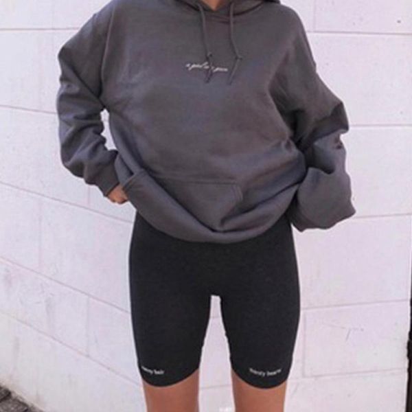 

cycling shorts women fitness short pants casual ladies slim high waist shorts 2020 summer thin knee-length black biker, White;black