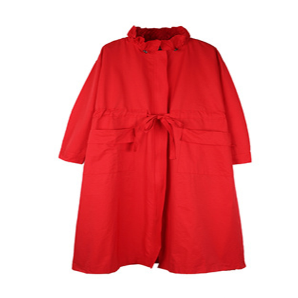 

women's trench coats large-size windshield mid-length 2021 autumn loose fashion show thin coat, Tan;black