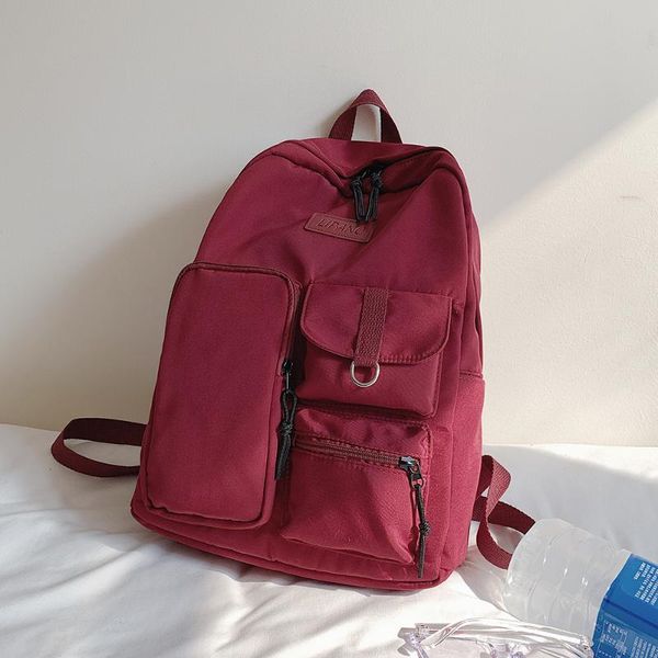 

litthing female middle school student bag 2020 new korean canvas tote women's waterproof shoulder bag outdoor backpack