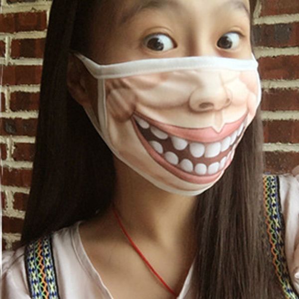

funny cotton mouth anti-dust mask expression face mouth-muffle respirator