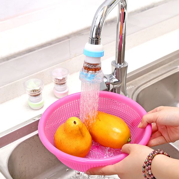 

a2619 shower nozzle multifunctional retractable splash-proof water shower head faucet water-saving nozzle kitchen supplies