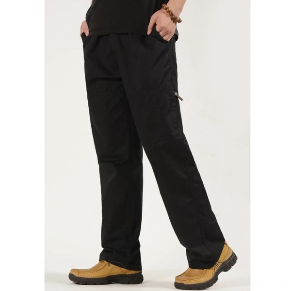 

cotton large men's loose casual men's pure casual sports pantscotton thin long pants sports pants cypmj, Blue