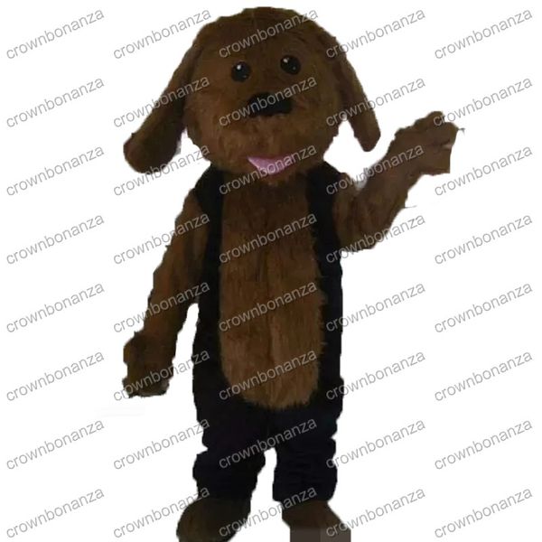 

halloween plush dog mascot costumes cartoon character outfits adults size christmas carnival birthday party outdoor outfit, Red;yellow