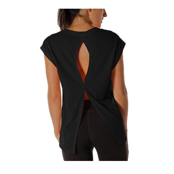 

2020 горячей продажи европейских и американских новый стиль недоуздок рубашку йоги футболки спортивной тренировки верхней женщин, White;red