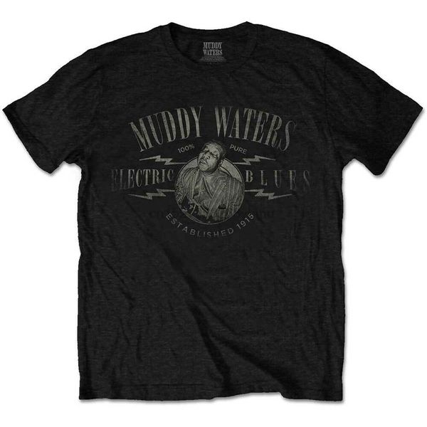 

muddy waters '100% pure electric blues est' 1915' official merch hoodie designers t shirts sweatshirt