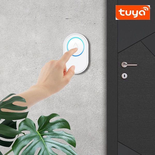 

wireless wifi tuya smartlife app smart doorbell with 58 chimes door ring1