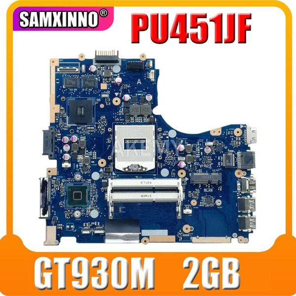 

pu451jf lapmotherboard for asus pu451 pu451j rev2.0 hm87 socket 940 ddr3 gt 930m 2gb graphics card mainboard 100% tested