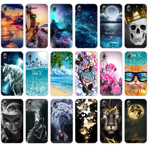 

bgrfhuawei y5 2019 5.71 "tpu back soft silicone honor mobile phone cover 8 sswza