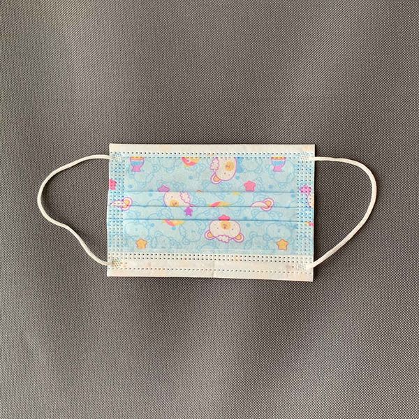 

anti child disposable masks kids girls pink breathable mask respirator pollution non-woven print face cartoon for boys mou irhay