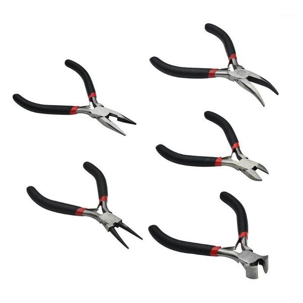 

5pcs portable jewelry making pliers multifunctional wire crimping cable cutters1