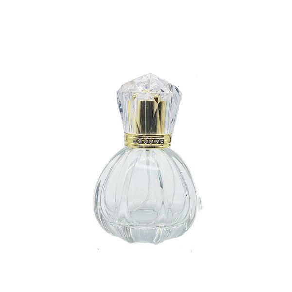 

50ml crystal clear glass bottle perfume bottle spray bottle
