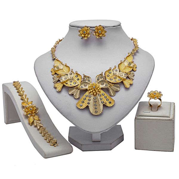 

zuodi dubai gold jewelry sets brand nigerian wedding jewelry set 2020 fashion african beads women costume set wholesale, Silver
