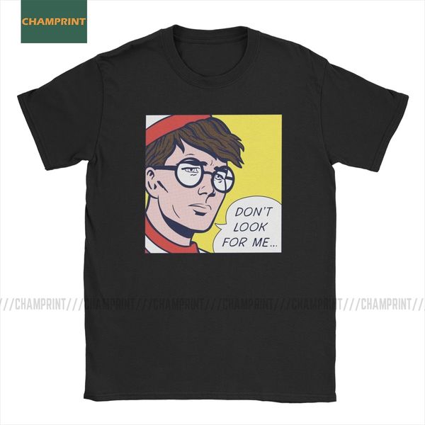 

мужчины поп уолдо wheres уолли пародия 90s comic stripes wanted tops новизна с коротким рукавом тис летний спортивный толстовка с капюшоном