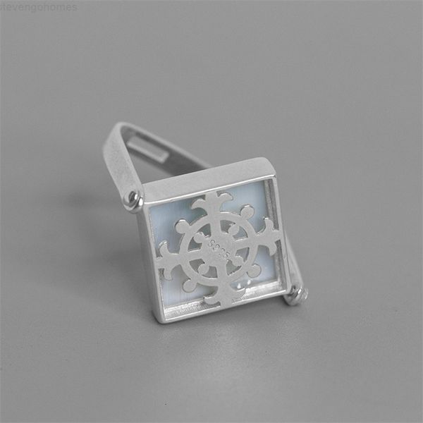 

european flower window 925 sterling silver natural inature stone rings for women wedding engagement jewelry 1019, Golden;silver