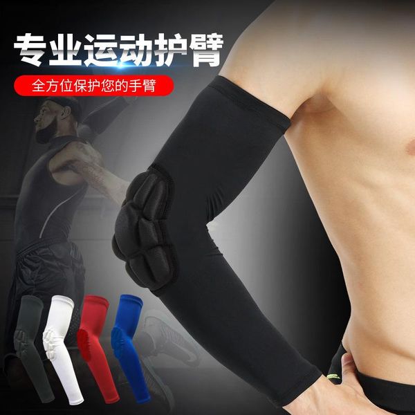 

elbow & knee pads protector support sleeve guard brace crash proof football basketball volleyball, Black;gray