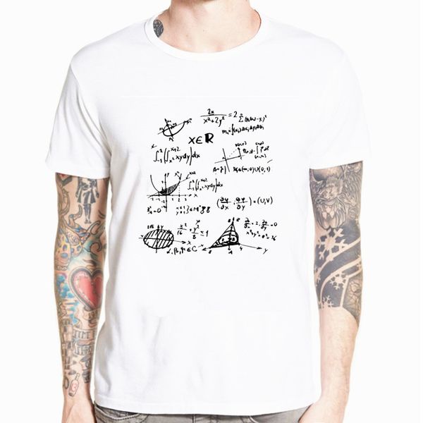 

white math formulas science 2018 summer man o neck slim fit fashion men's tee streetwear sport hooded sweatshirt hoodie men t shirt