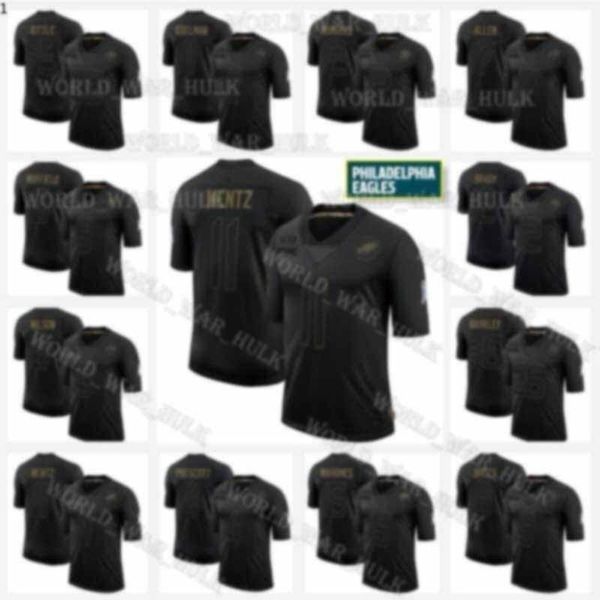 

филадельфия орлы тверные майки на заказ black 2020 salute для обслуживания 26 миль sanders brian dawkins carson wentz jalen ports reazor, Black;red