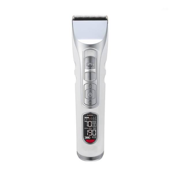 

professional hair clipper titanium plated ceramics blade rechargeable trimmer lithium battery hair cutter machine for men1