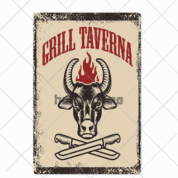 

бар декор зона bbq tin vintage pub главная плакат бляшки украшения знаки партии тарелки настенные ретро 2030cm кухни металла dads yxlqnj mx