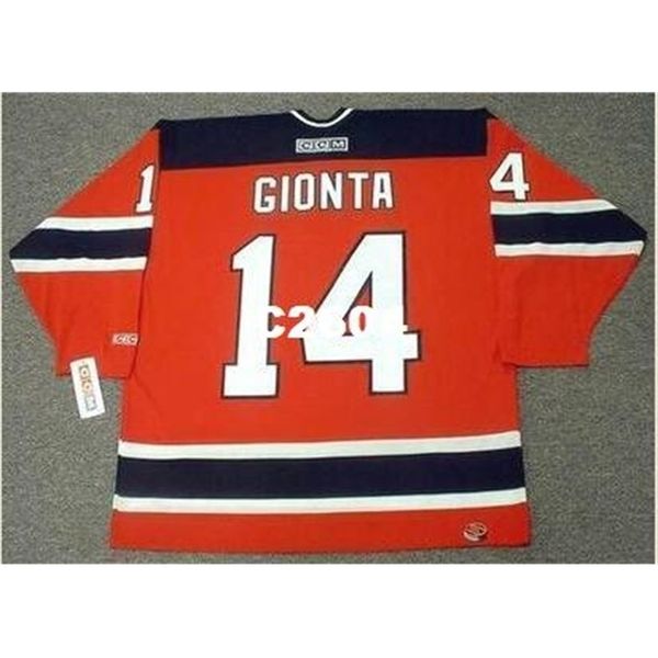 

men #14 brian gionta new jersey devils 2005 ccm retro hockey jersey or custom any name or number retro jersey, Black