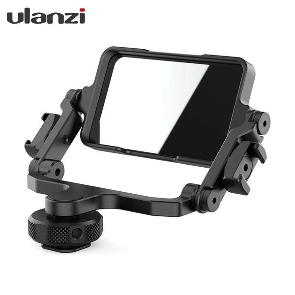 

ulanzi pt-14 camera flip mirror bracket 360 degree rotation mount with 1/4 inch screw hole for camera smartphone mirrorless