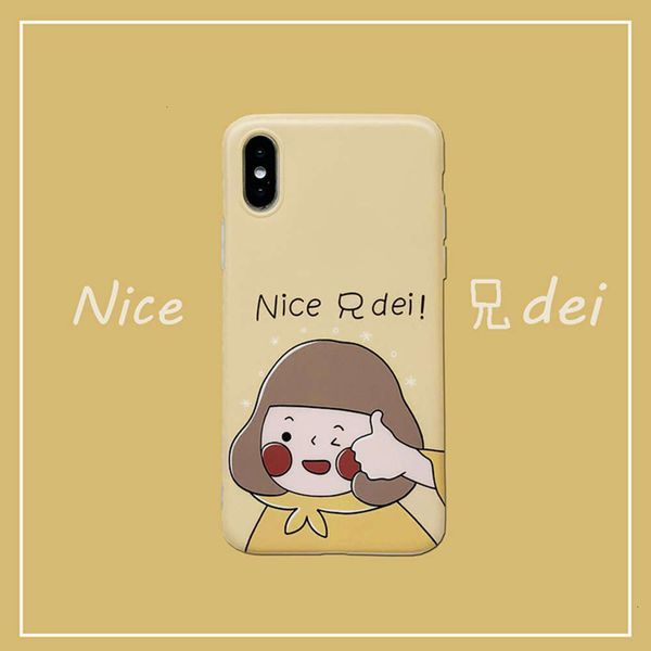 

cute mobile box cute brother death girl cartoon 8plus x xs max / xr personality, including vip / 7 plus / 6vfe1