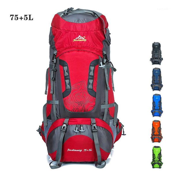 

outdoor bags 80l large backpack camping hiking climbing backpacks rucksack men women waterproof nylon sport travel mountaineer bag1