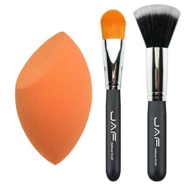 

3pcs/set makeup brush puff wood handle powder foundation eye cosmetic pens