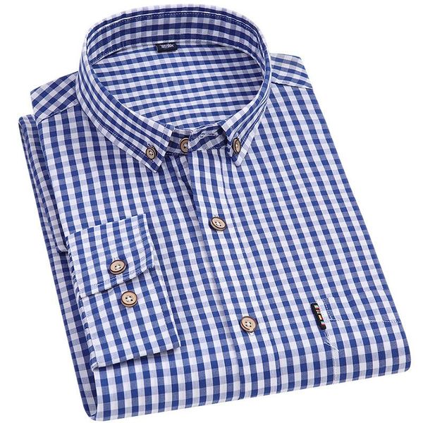 

casual mens pure cotton plaid shirt long sleeve fashion slim fit design blouse, White;black