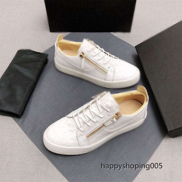 

2021 new men's party conception sports shoes couple's leather high spikes casual flat shoes red soled luxueux shoes, Black