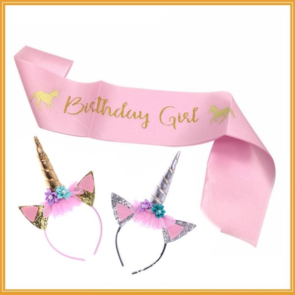 

yrefn shoulder strap party strapheadband princess hair hair band birthday girl ceremonial shoulder belt set o8l4w