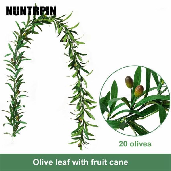 

artificial leaves garland simulation plant rattan wall hanging fake leaves vine home decoration1