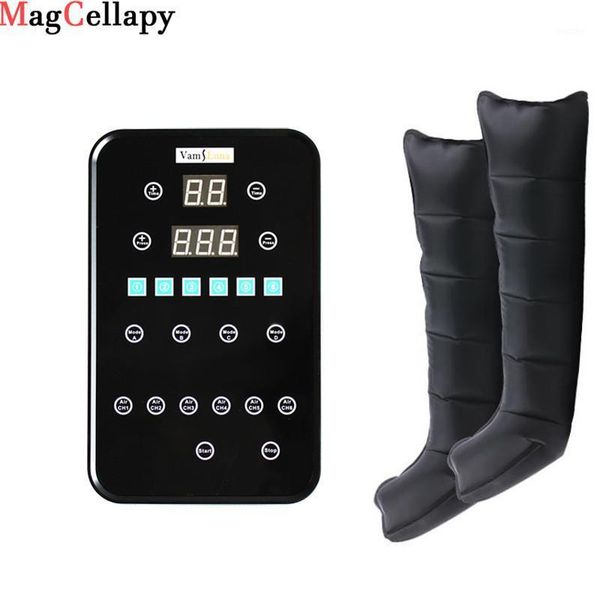 

air compression leg massager handheld controller blood circulation pump wrap set for relax massage pain relief rechargeable1
