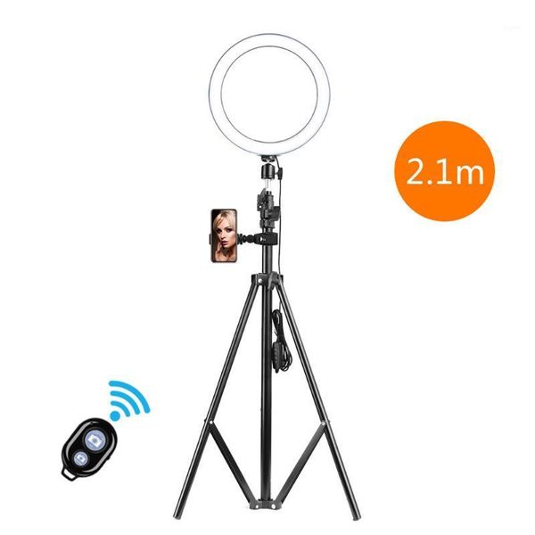 

flash heads 260mm usb interface 10 levels brightness dimmable led selfie round light phone pography video makeup lamp1