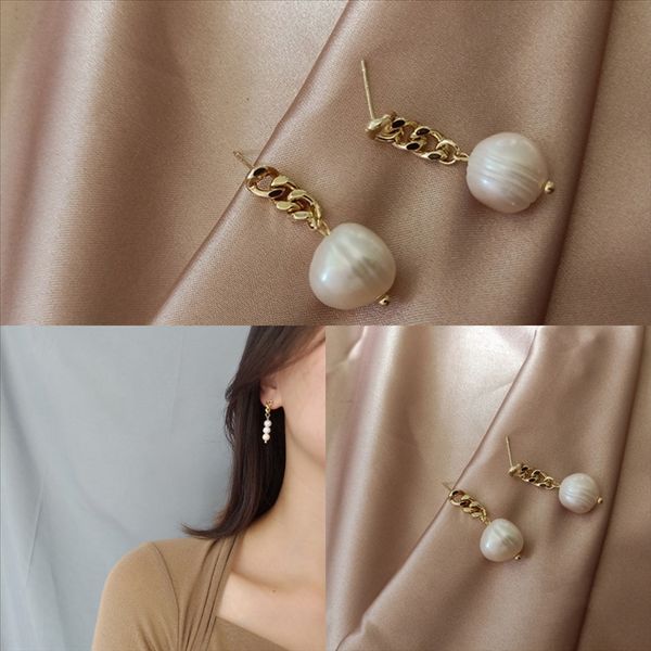 

y6sghigh-grade stainless custom earring good gold-plated to give a steel friend a gift surprise and, Golden