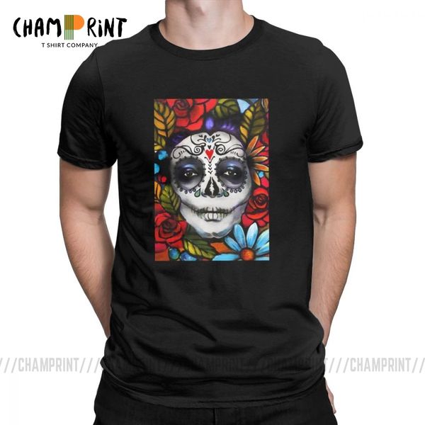 

men's day of the dead sugar skull halloween horrible novelty crew neck graphic sport hooded sweatshirt hoodie men t shirt