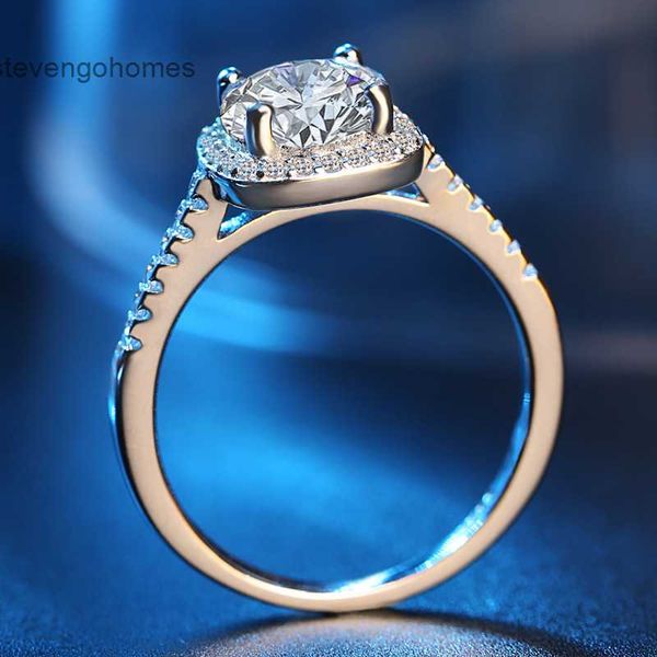 

popular diamond ring inlaid with zircon new, Silver