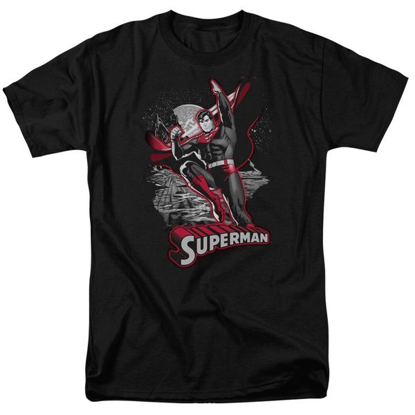 

superman red &amp gray action slicensed t-shirt all sizes sport hooded sweatshirt hoodie