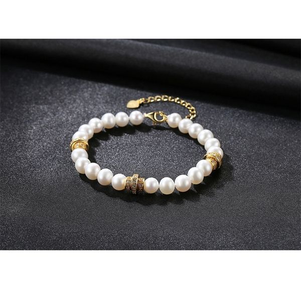 

pearl bracelet bracelet classic small fresh beaded bracelet y200730, Black