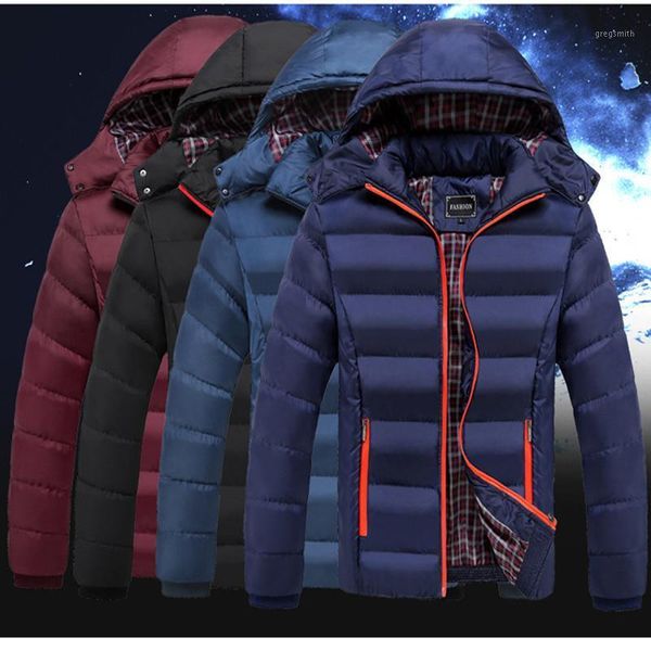 

men parkas casual men clothing 5xl 2020 winter jacket warm male coats fashion thick thermal1, Black