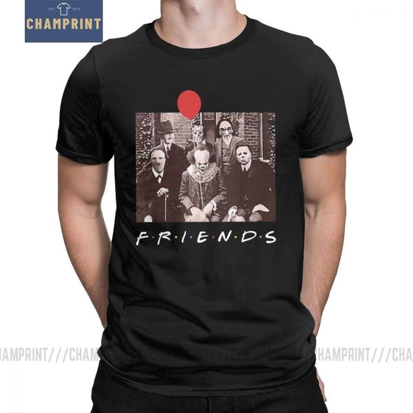 

men's team horror characters friends psychodynamics scary creepy halloween short sleeve tee plus size hooded sweatshirt hoodie men t sh