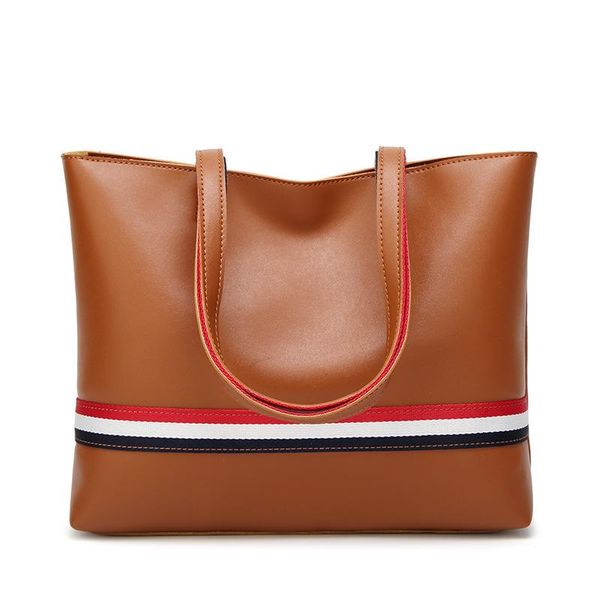 

big european bag american woman and colour tote bag 2018 new large capacity women's 100 lap stripes single shoulder handbag ucihi qynf