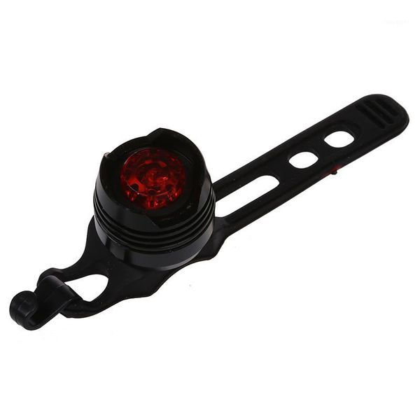 

bike lights aluminum red light bicycle waterproof design - black1