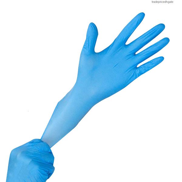 

left disposable gloves latex universal for kitchen/dishwashing//work/rubber/garden 50pcs and right hand 20mar10