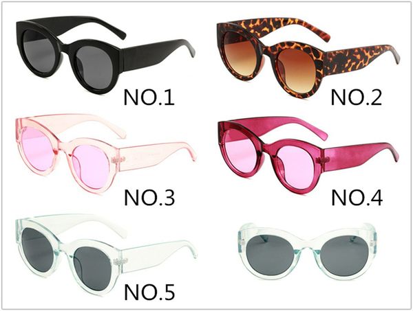 

luxury women designer sunglasses cat eye frame simple popular sunglasses uv protection outdoor 4353 oculos de sol, White;black